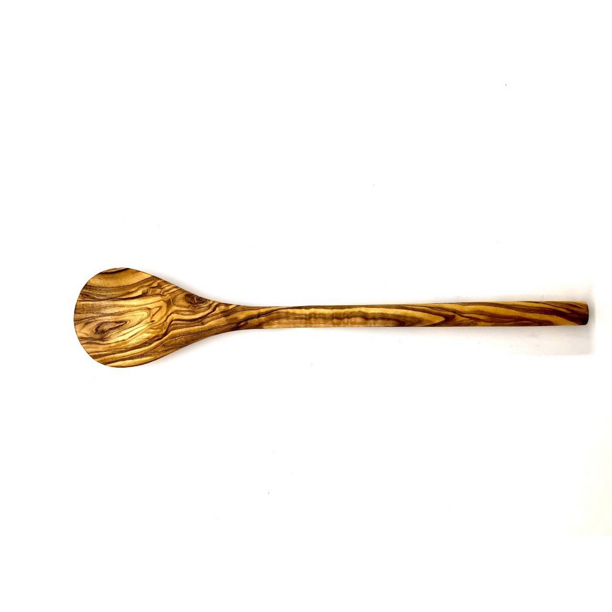 Set de 4 cuillères à cuisiner, 30 cm environ, en bois d'olivier