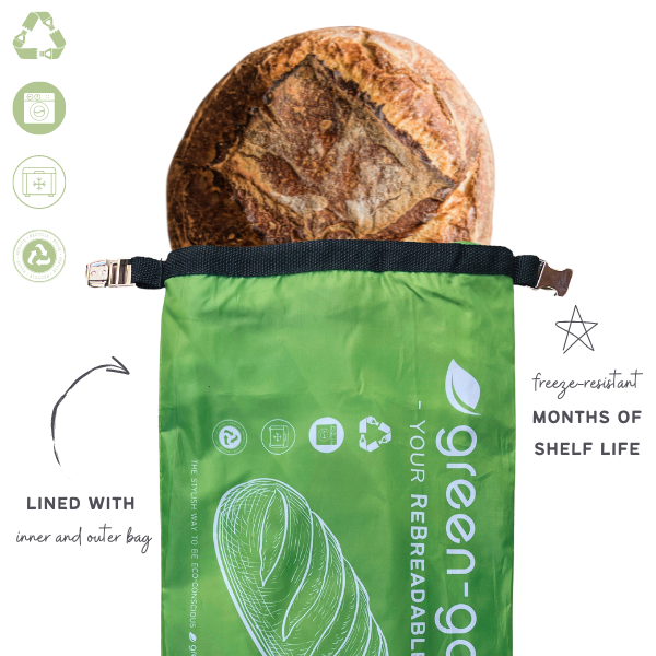 green-goose Sac à Sandwich Réutilisable en rPet L - 40x25cm