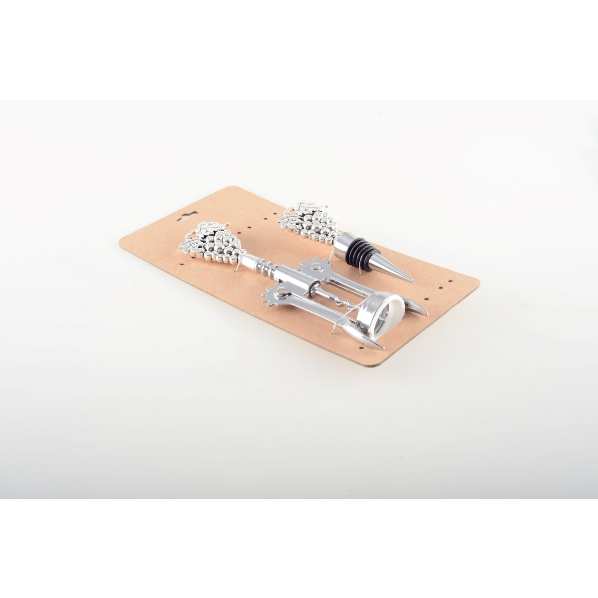 Tire bouchon et bouchon de bouteille raisin argent