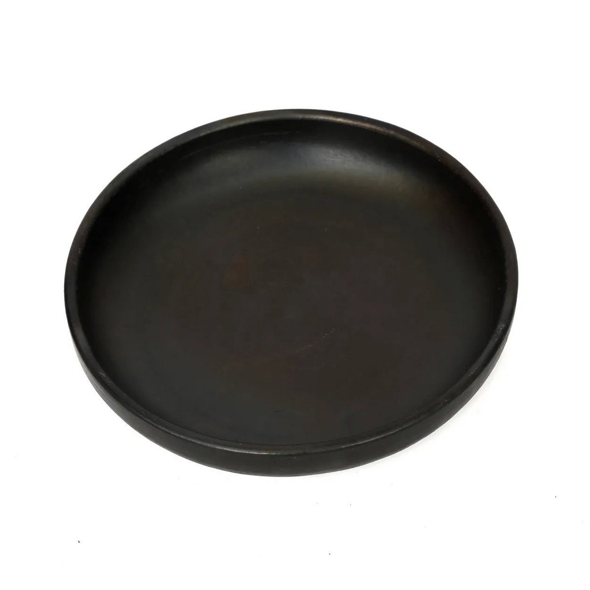 Assiette Creuse Brûlée - Noir - M