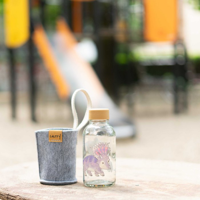 Bouteille verre 0,4 L - PETIT DINO