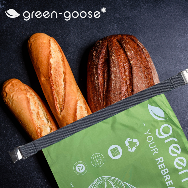 green-goose Sac à Pain Réutilisable en rPet XL - 42x28cm