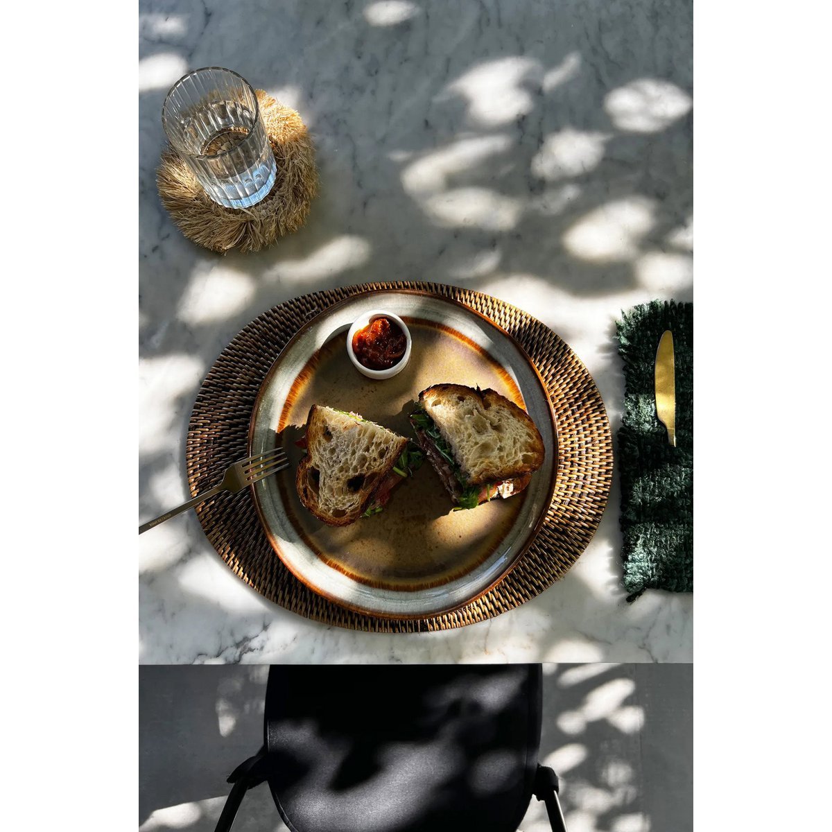 Set de Table Ovale The Colonial - Brun Naturel
