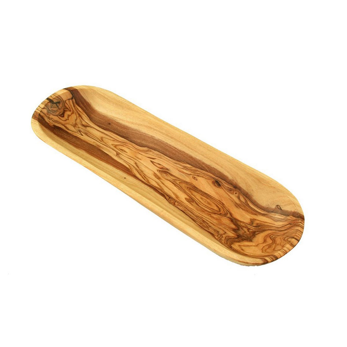 Bol à baguette et olivier (env.30 cm) en bois d'olivier