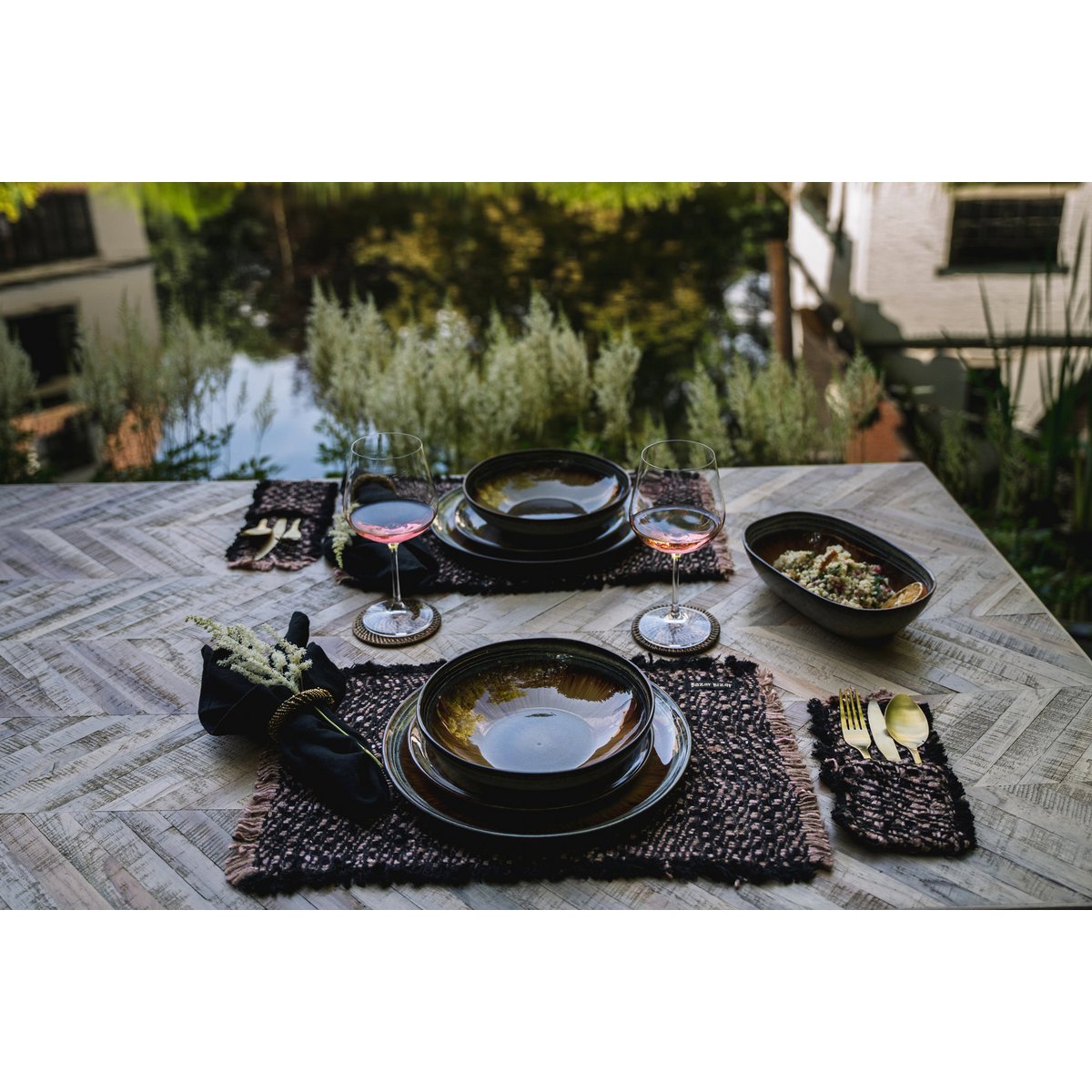 Set de Table Oh My Gee - Cuivre Noir