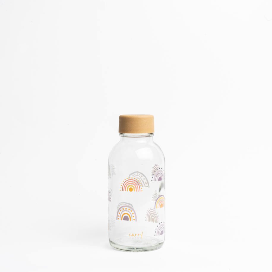 BOHO RAINBOW Bouteille en verre 0,4 l