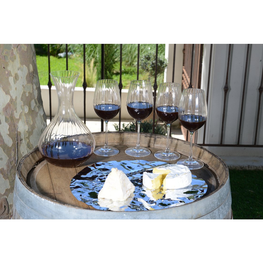 Verre à vin 350 ml waterfall - lot de 6