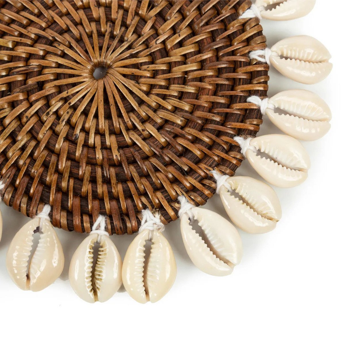 Le Coaster Colonial Shell - Brun Naturel