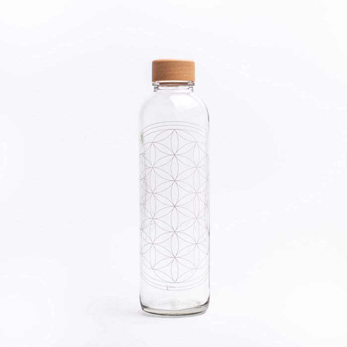 Bouteille en verre 0,7 L – FLEUR DE VIE