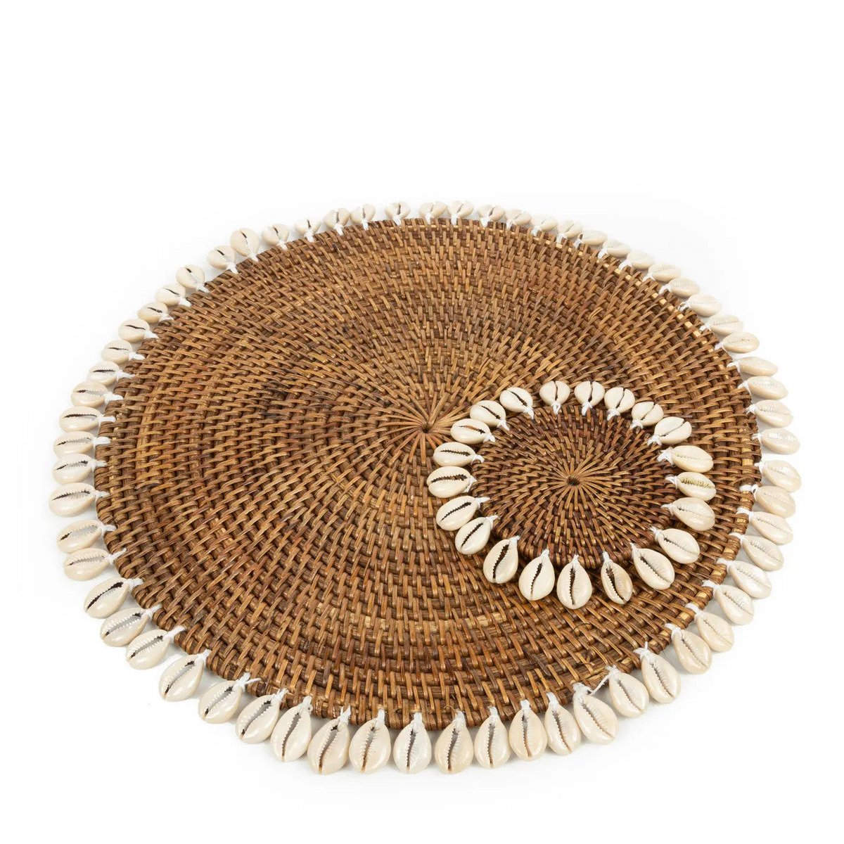 Le Coaster Colonial Shell - Brun Naturel