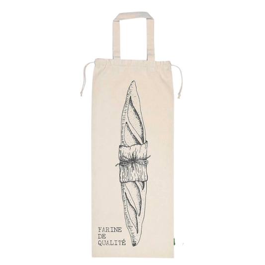 Green -goose Cotton Broodzag xxl - 27x82 cm - crème