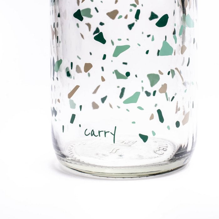 Bouteille en verre 1,0 L - TERRAZZO