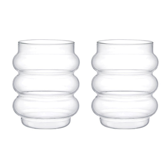 Verres à eau bulle 400ml - lot de 2