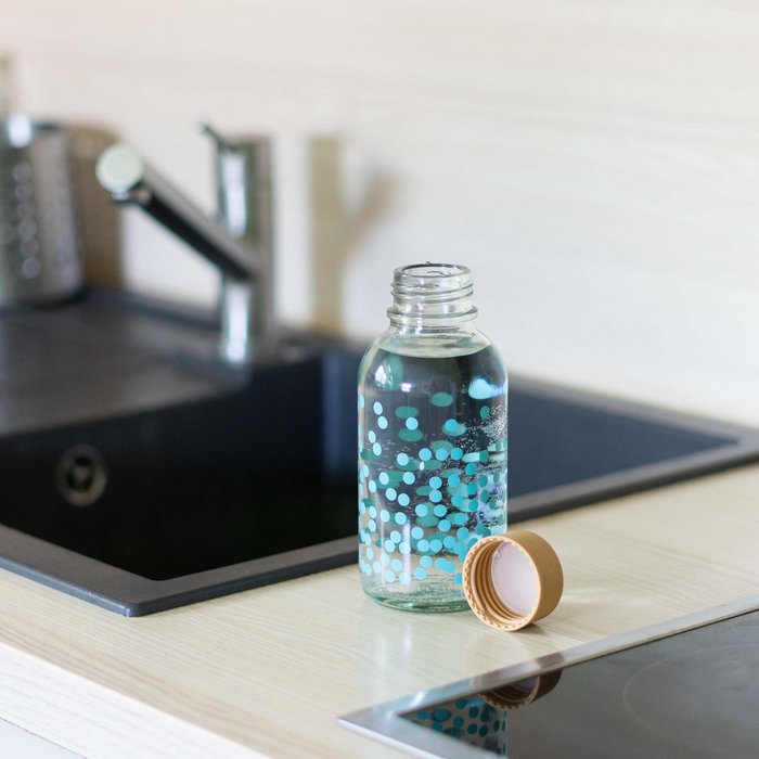 Bouteille en verre 0,4 L - PUR BONHEUR