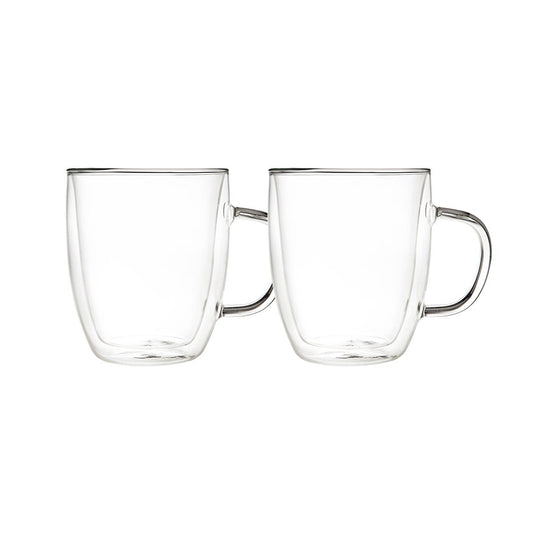 Mugs double paroi grande taille 480ml - lot de 2