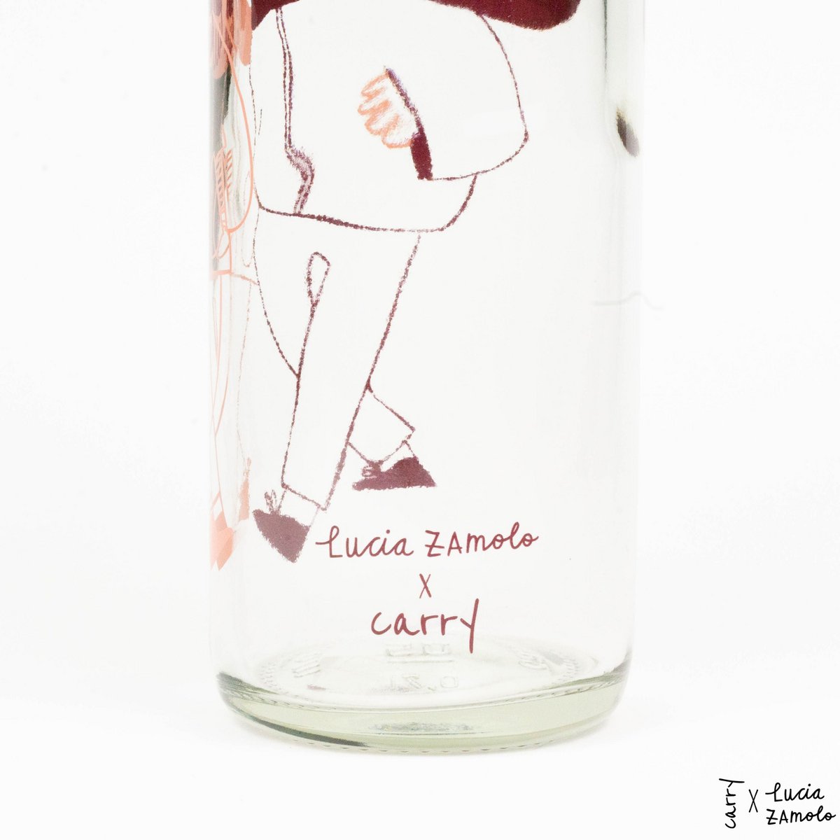 MORE AMORE ROUGE Bouteille en verre de 0,7 l