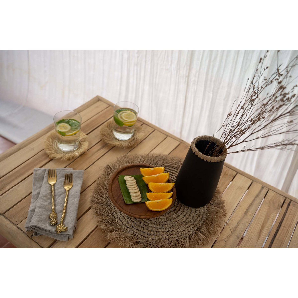 Le Set de Table en Raphia Seagrass - Naturel