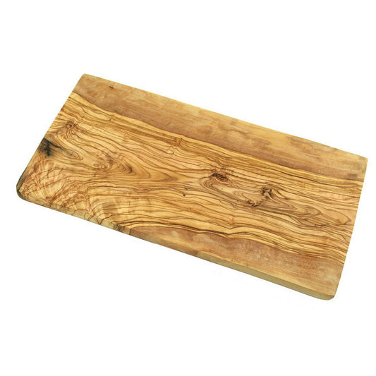 Planche à déjeuner carrée 30 x 15 cm en bois d'olivier