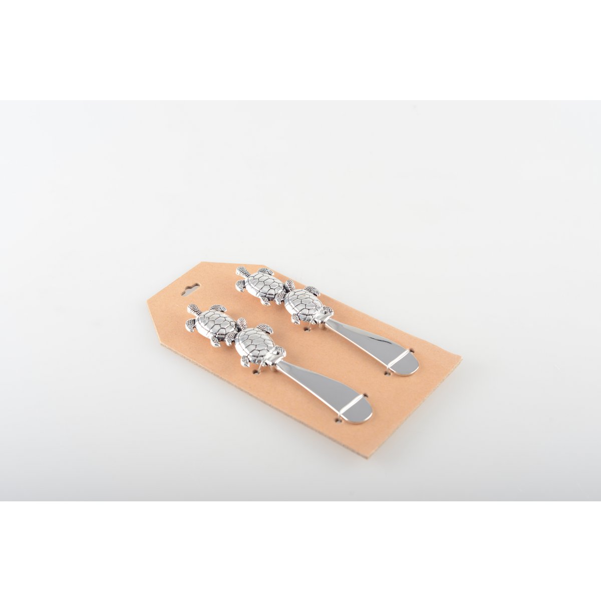 Tartineur tortues argent - lot de 2