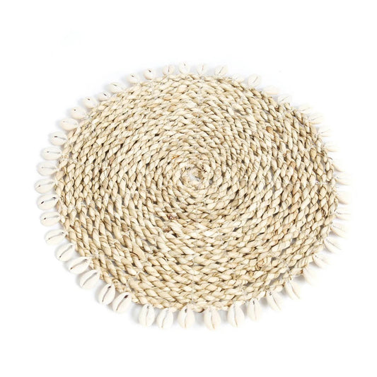 Sous-verre Seagrass Shell Pan - Naturel