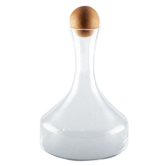 Carafe à décanter avec bouchon en bois