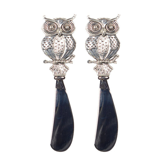 Tartineur chouette argent - lot de 2