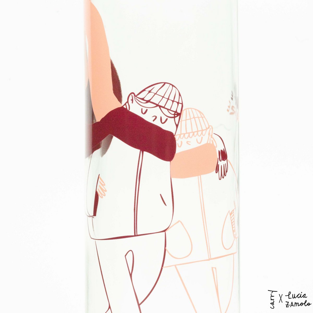 MORE AMORE ROUGE Bouteille en verre de 0,7 l