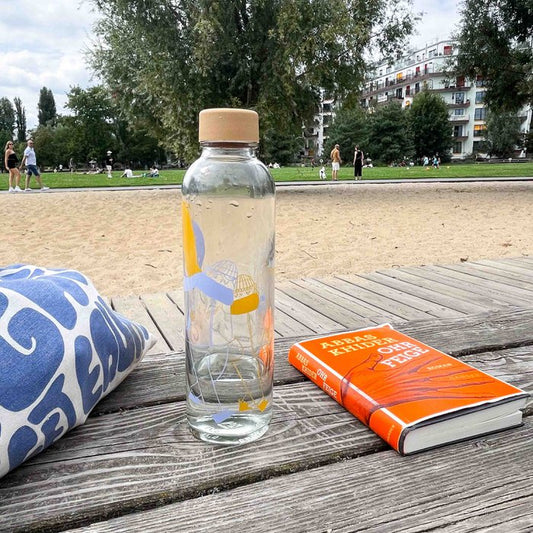 Bouteille en verre 0,7 L - MORE AMORE BLEU