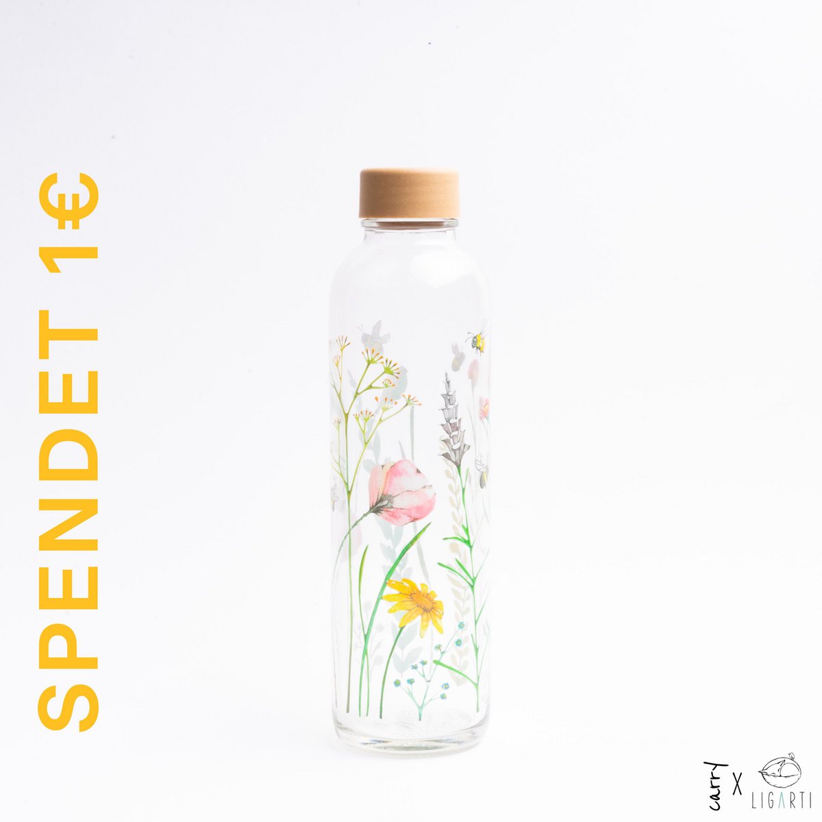 LET THE BEES BE Bouteille en verre de 0,7 litre