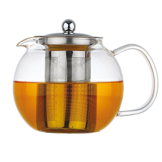 Theiere boule 1l filtre et couvercle inox