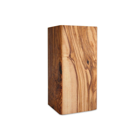 Coupe à ustensiles SQUARE en bois d'olivier