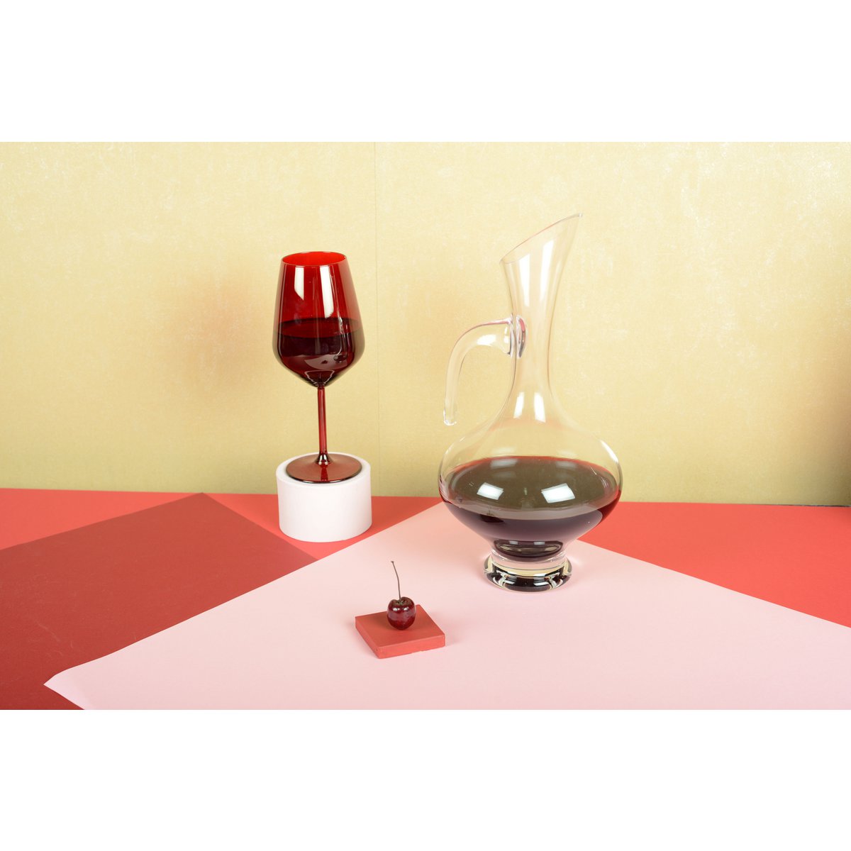 Carafe à vin en verre 18x36cm