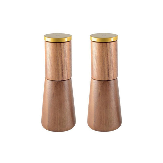 Salière et poivrière en bois