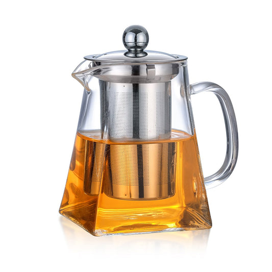 Théière carrée avec filtre inox 650ml