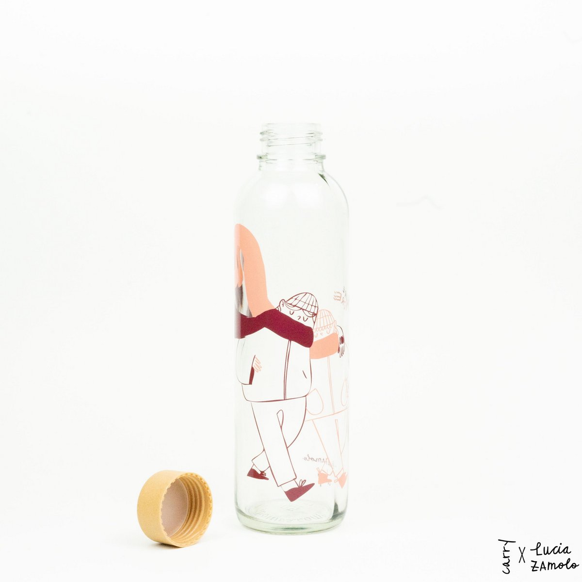 MORE AMORE ROUGE Bouteille en verre de 0,7 l