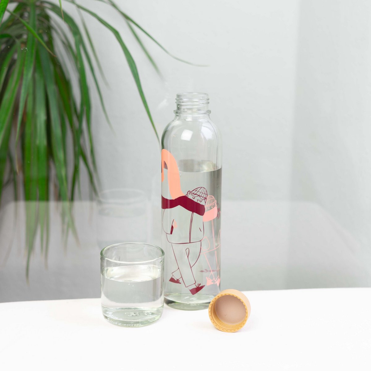 MORE AMORE ROUGE Bouteille en verre de 0,7 l