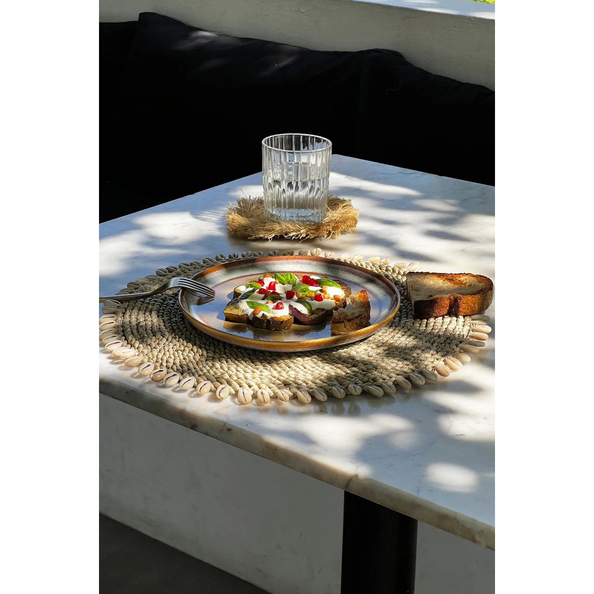 Napperon Coquillages Seagrass - Naturel