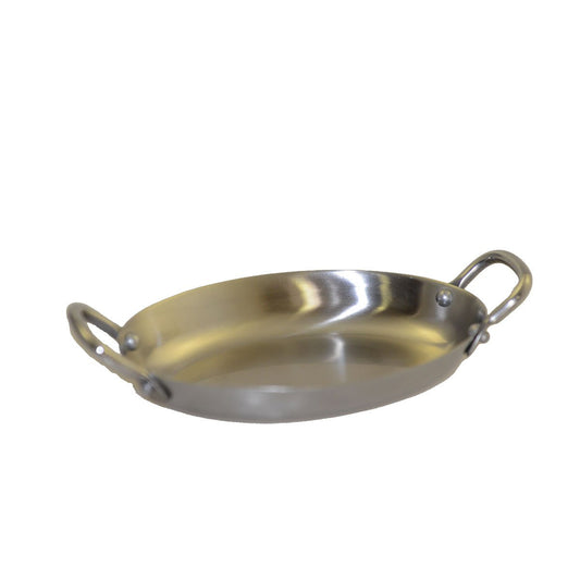 Mini casserolette ovale mat avec deux manches 15x10.9x2cm