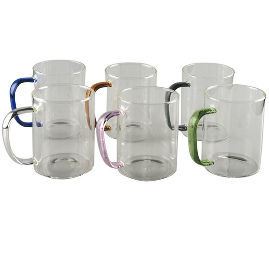 Mugs anses couleur 420ml - lot de 6