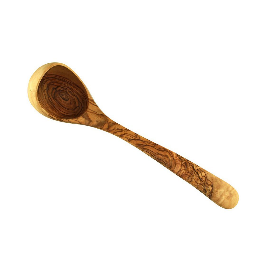 Louche pour cuisine & sauna 25 cm en bois d'olivier