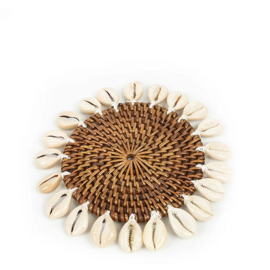 Le Coaster Colonial Shell - Brun Naturel