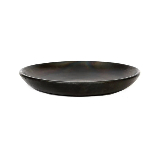 Assiette Brûlée classic - Noir - M