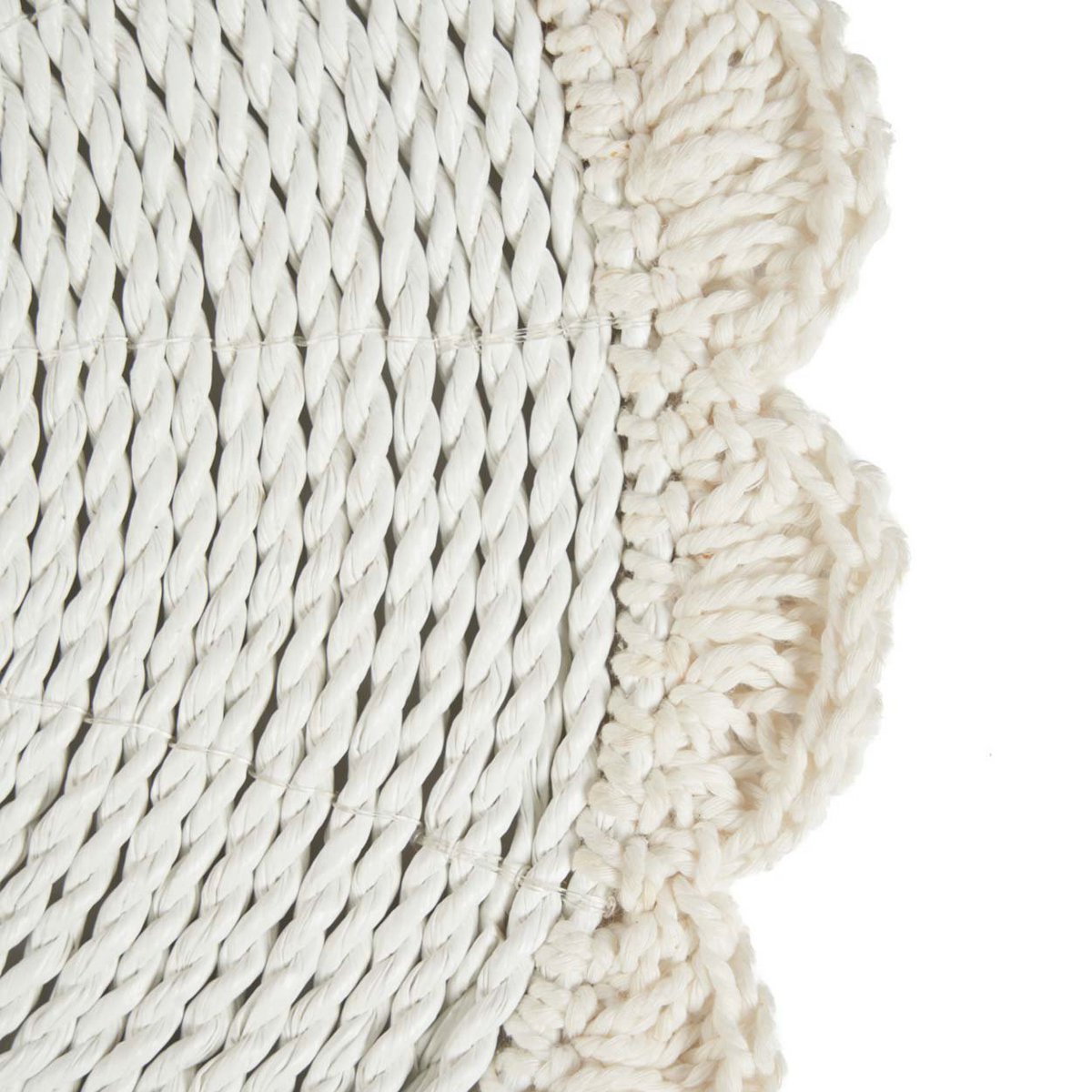 Le napperon de mariage en macramé - Naturel