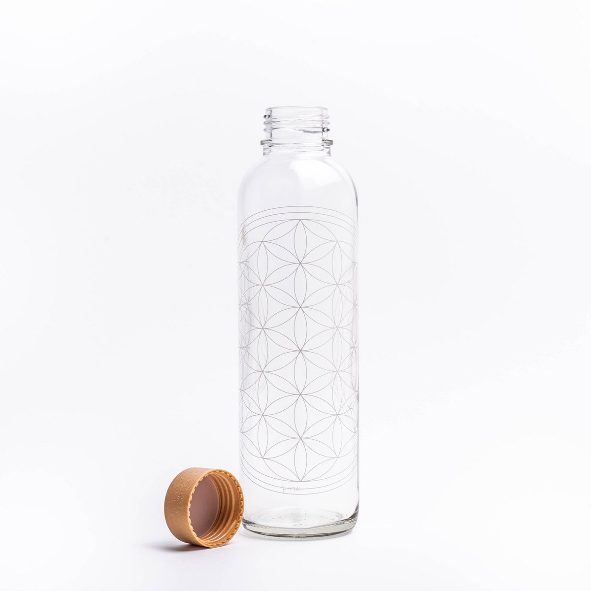 FLEUR DE VIE Bouteille en verre 0,7 l