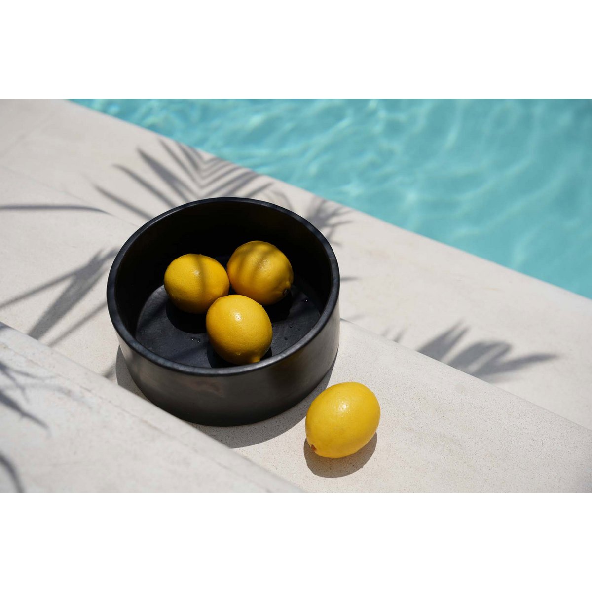 Le Plat Cylindre Brûlé - Noir - Lot de 3