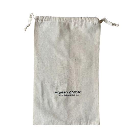 sac à pain en coton bio green-goose