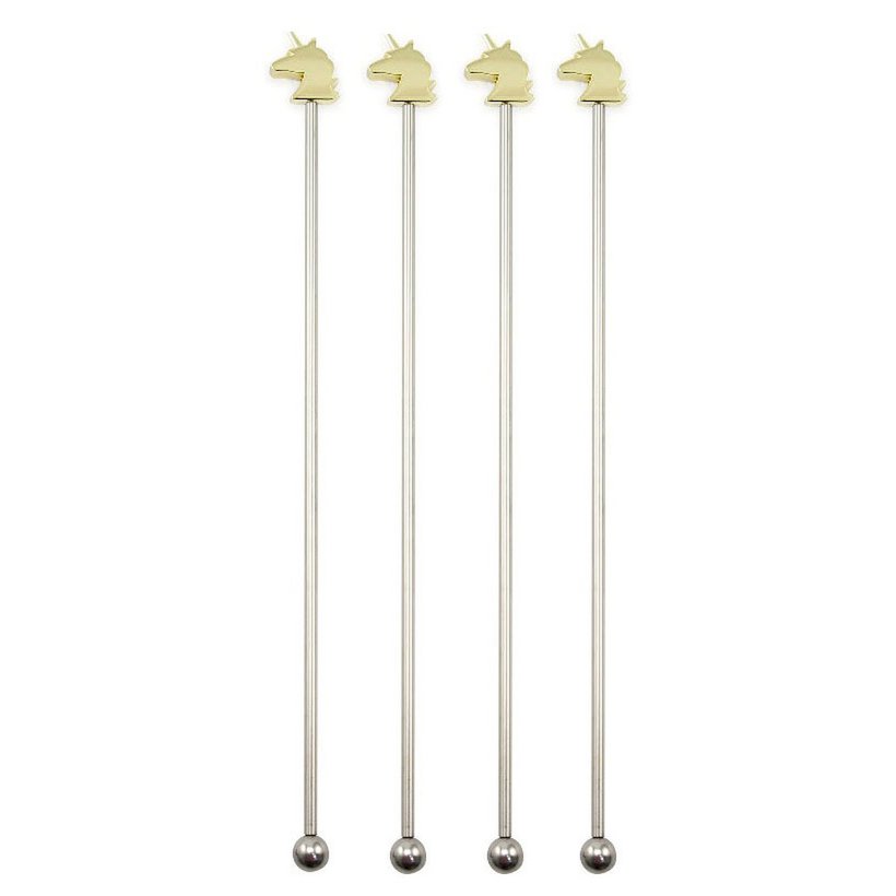 Mélangeurs licornes dorés - lot de 4