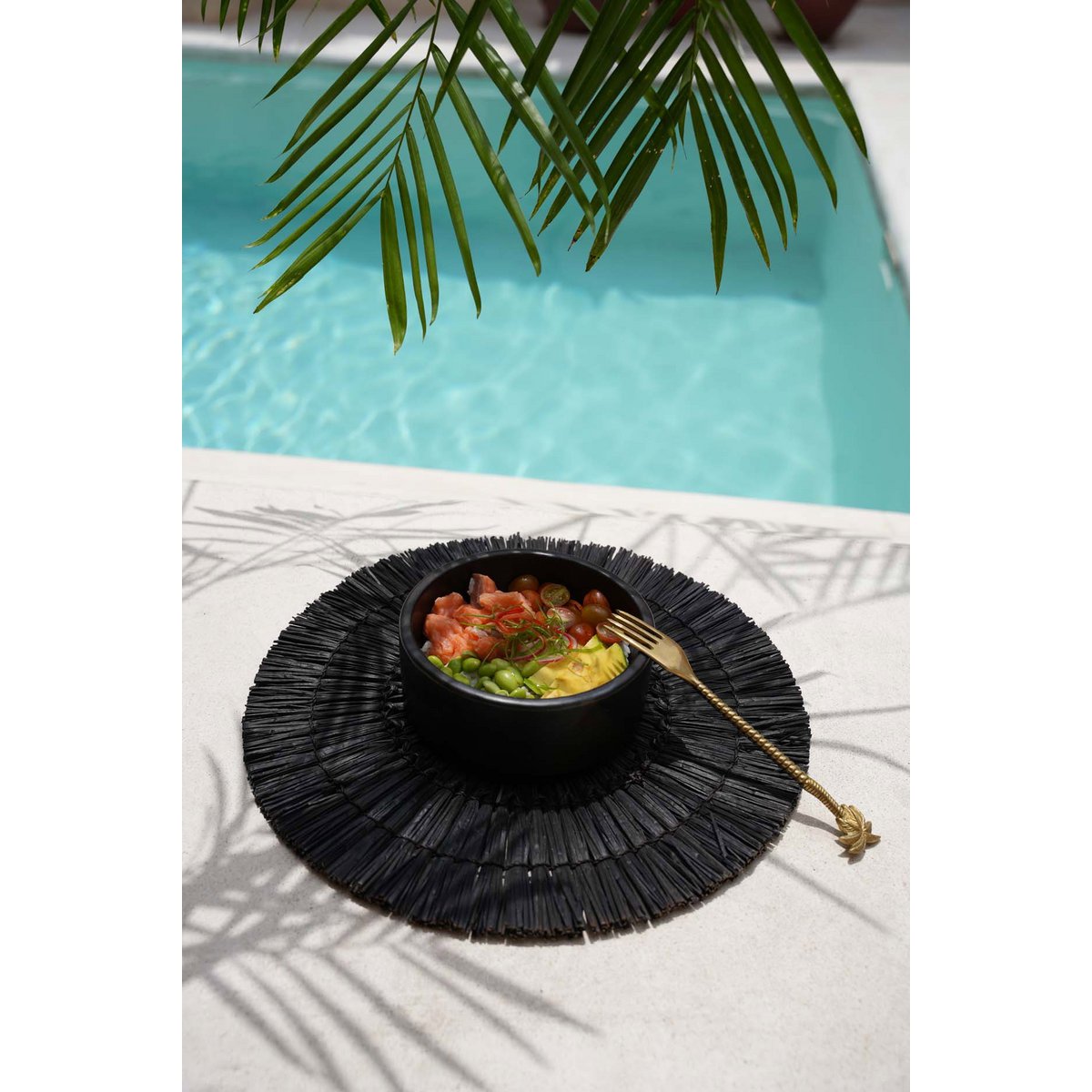 Le Plat Cylindre Brûlé - Noir - Lot de 3