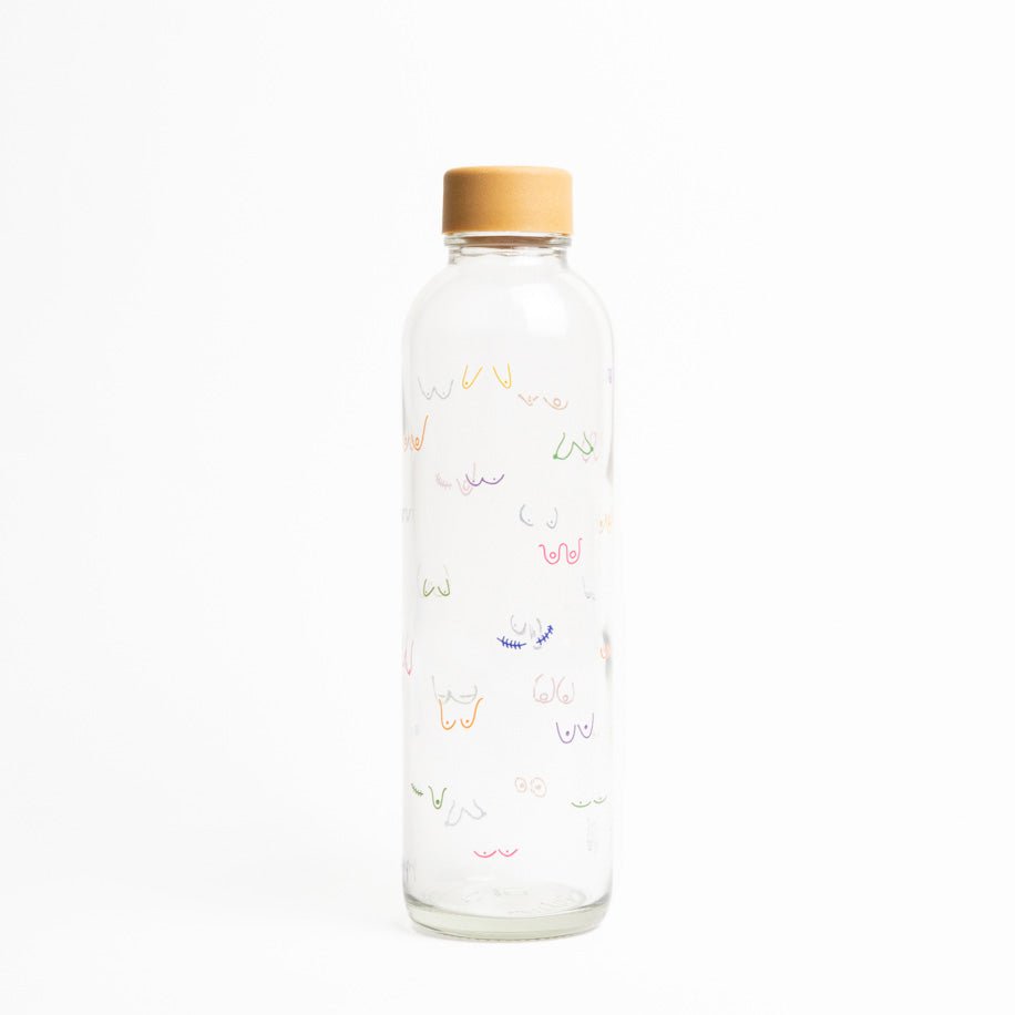 BOOBIES Bouteille en verre de 0,7 l