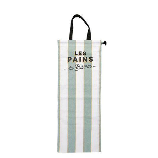 Green -goose Cotton Broodzag xxl - 27x82 cm - menthe / crème